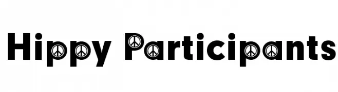 Hippy Participants  Frei Schriftart Herunterladen