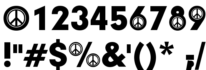 Hippy Participants Font OTHER CHARS