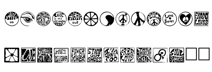 HippyStampA Font LOWERCASE