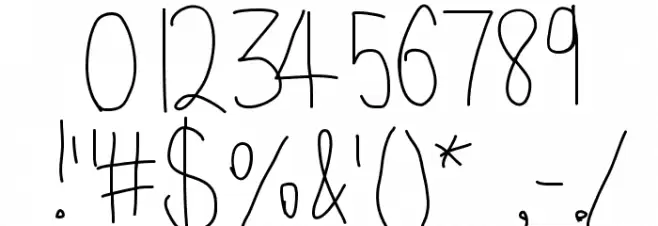 HipstaPlease Шрифта ДРУГИЕ символов