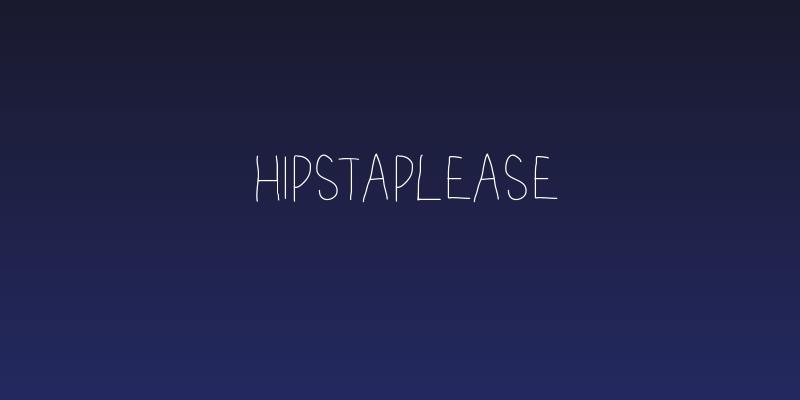 HipstaPlease Social Header