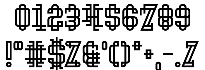 Hipster Hand Grenade Font OTHER CHARS