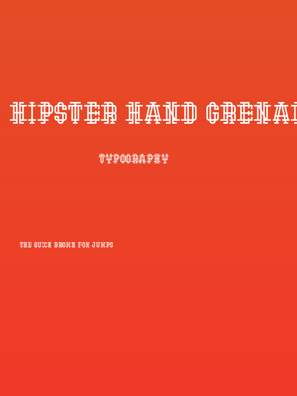 Hipster Hand Grenade Poster