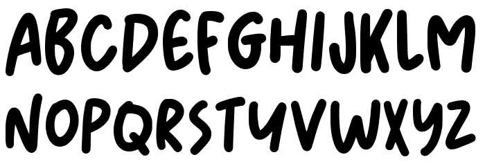 Hipster Hatch Font LOWERCASE