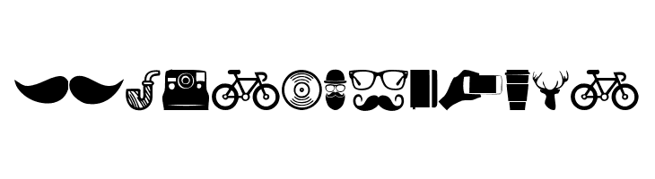 Hipster Icons  Descarca Fonturi Gratis