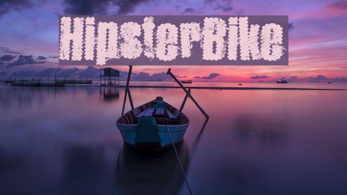 HipsterBike Font examples
