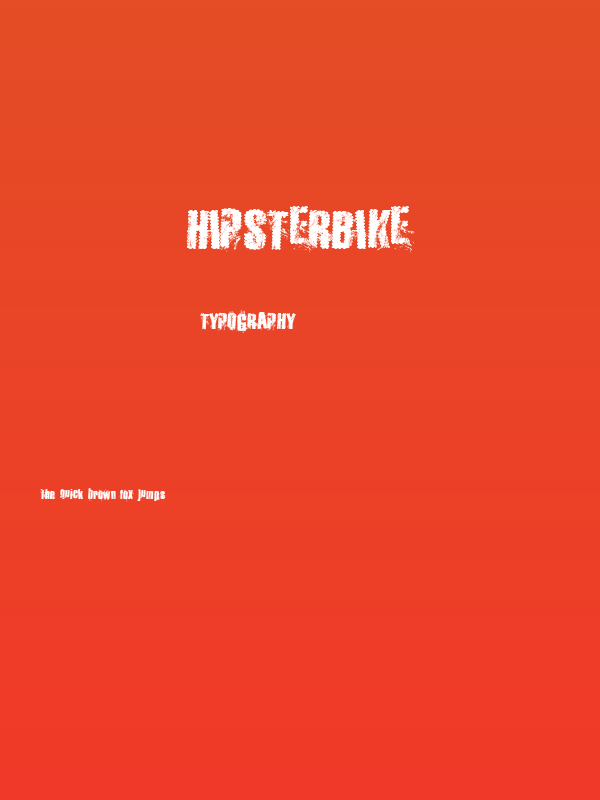 HipsterBike Poster