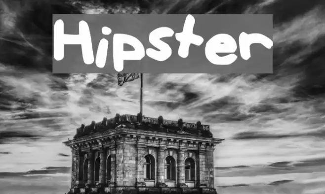 Hipster Font examples