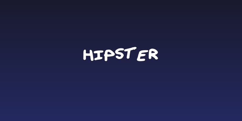 Hipster Social Header