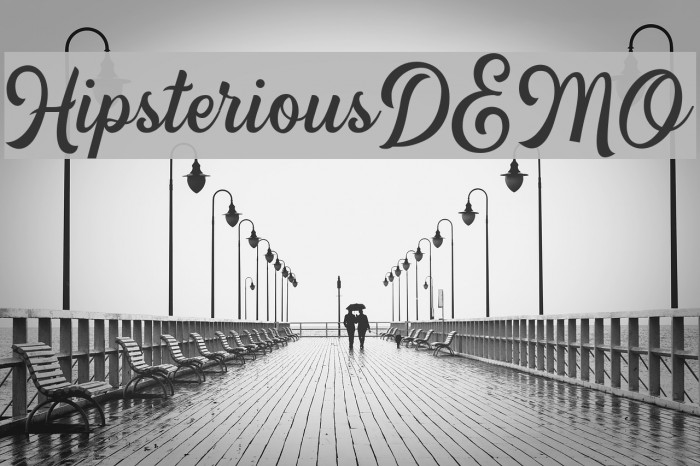 HipsteriousDEMO Font examples