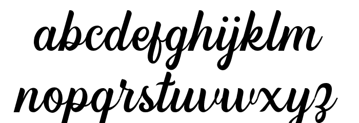 HipsteriousDEMO Font LOWERCASE