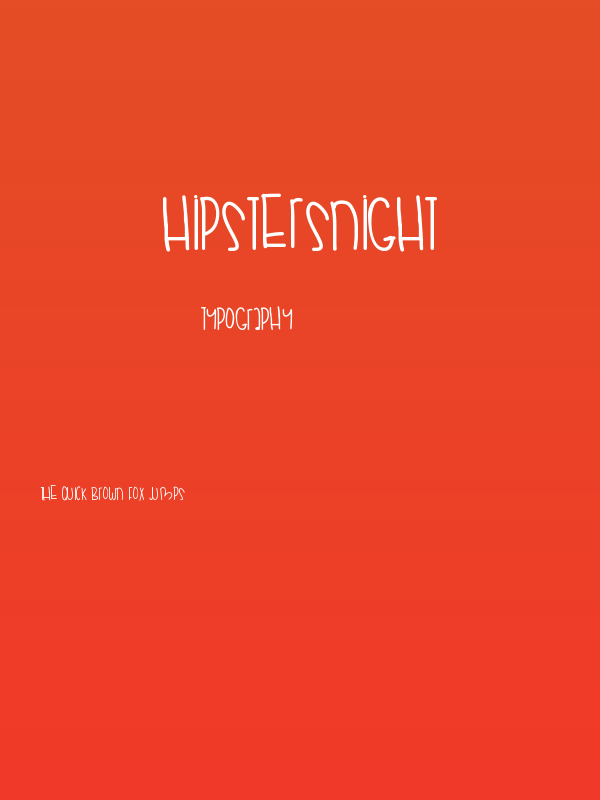 HipstersNight Poster