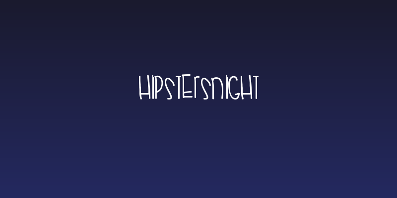 HipstersNight Social Header