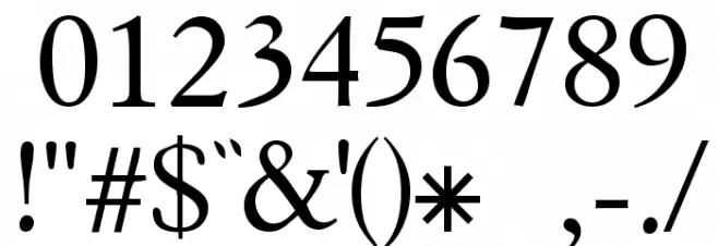 Hiragana Tryout Font OTHER CHARS