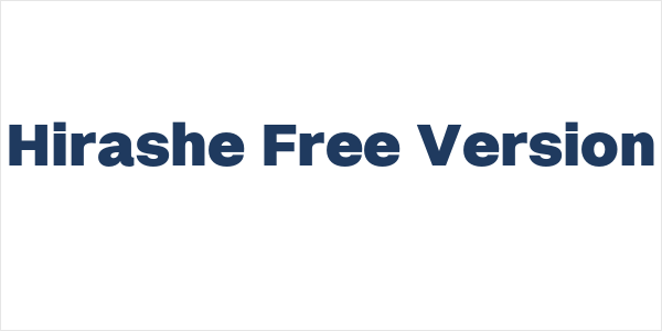 Hirashe Free Version Logo