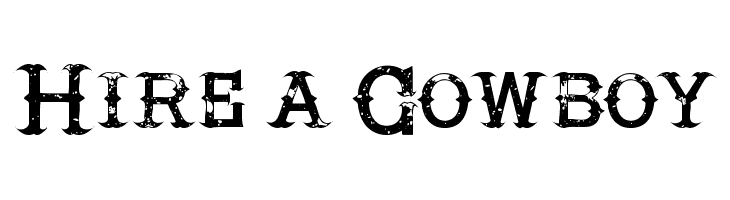 Hire a Cowboy  免费字体下载