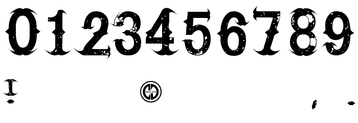 Hire a Cowboy Font OTHER CHARS
