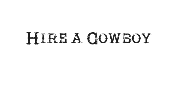 Hire a Cowboy Logo