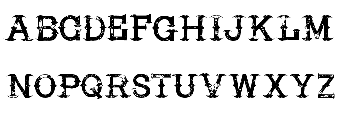 Hire a Cowboy Font LOWERCASE