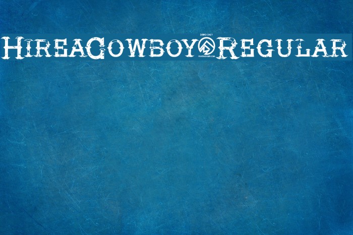 HireaCowboy-Regular Font examples