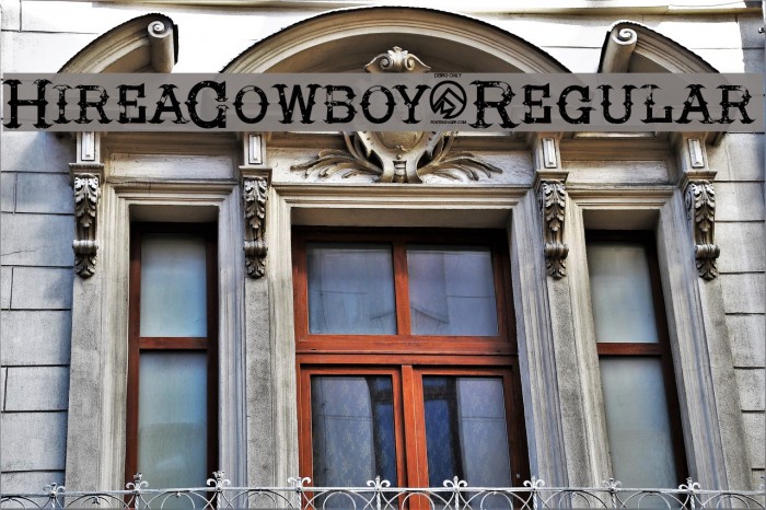 HireaCowboy-Regular Font examples