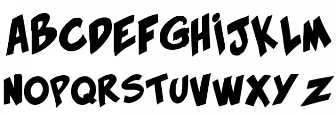 HirnBold Font Litere mari