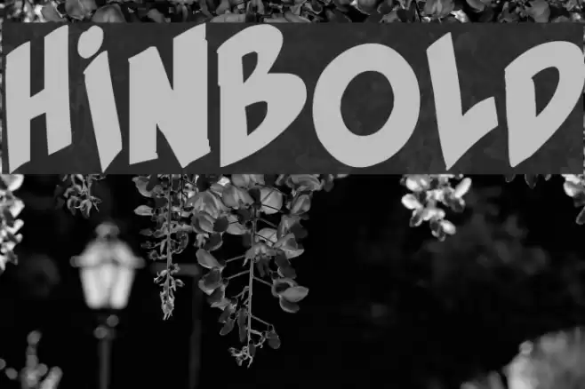 HirnBold Font examples
