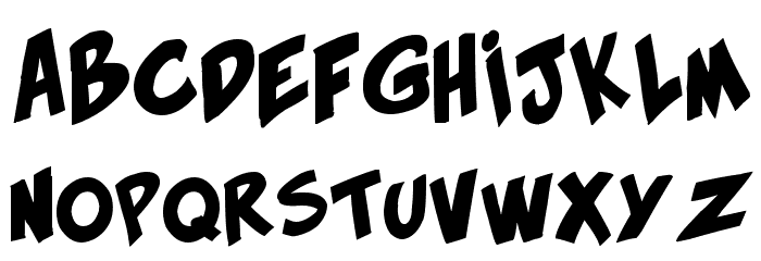HirnBold Font LOWERCASE