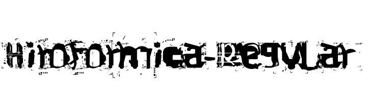 Hiroformica-Regular  Frei Schriftart Herunterladen