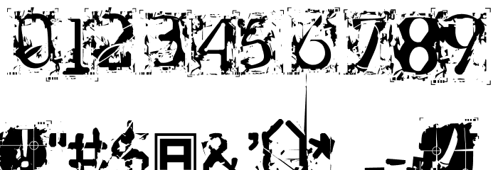 Hiroformica Font OTHER CHARS