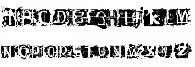 Hiroformica Schriftart Groß