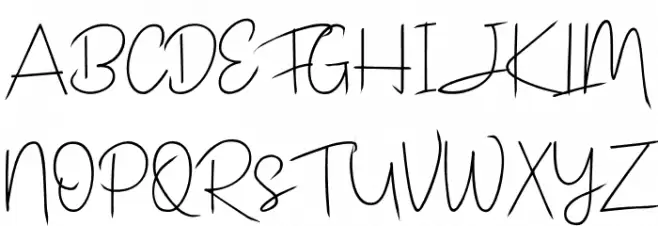 Hiromaru Script Polices MAJUSCULES