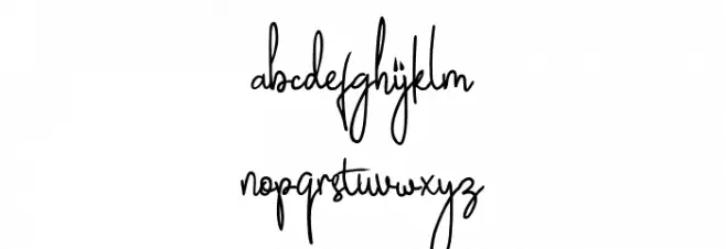 Hiromaru Script  Шрифта строчной