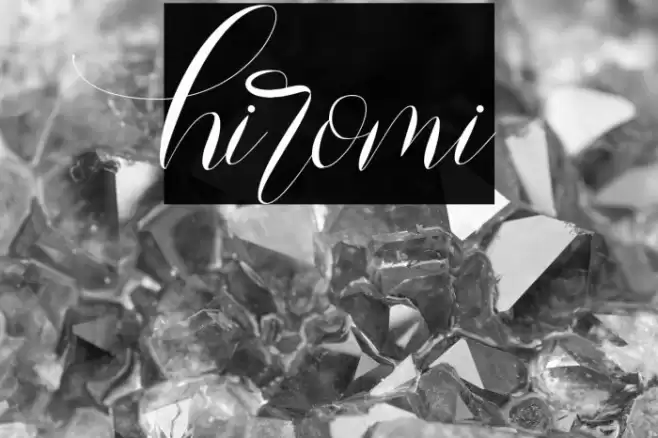 Hiromi Font examples