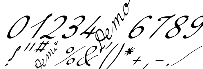 Hirondelle Demo フォント その他の文字