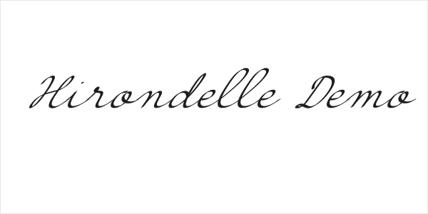 Hirondelle Demo Logo