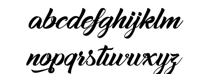 Hirondelles des Alpes Font LOWERCASE