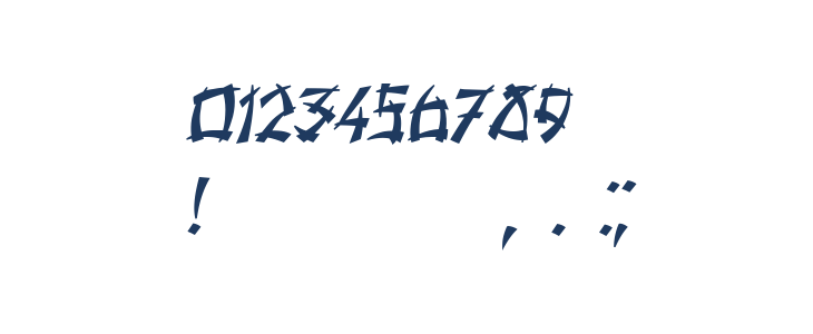 Hiroshima Italic Other Characters