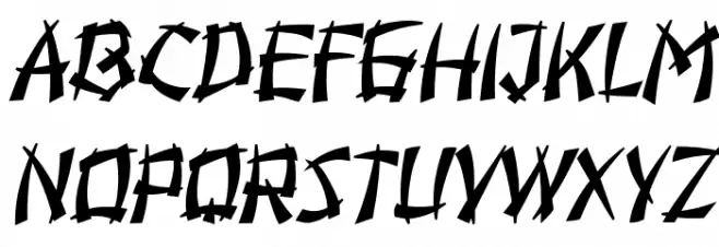 Hiroshima Italic Шрифта ВЕРХНИЙ