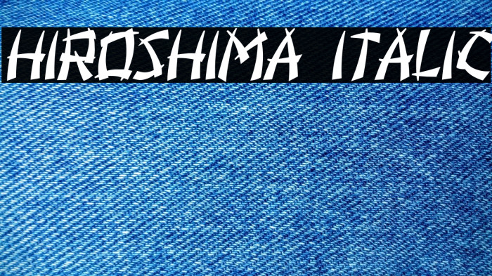 Hiroshima Italic Example 1