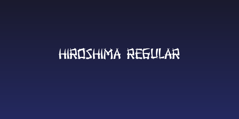 Hiroshima Regular Social Header