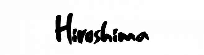 Hiroshima  Frei Schriftart Herunterladen