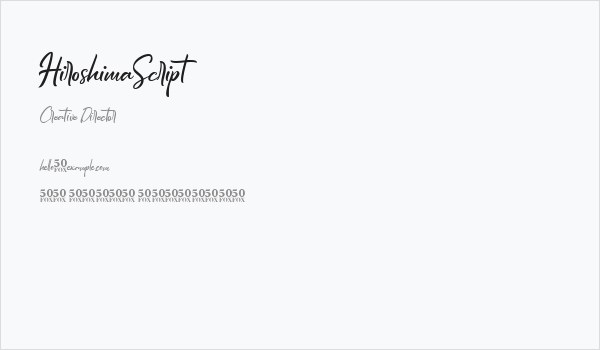 HiroshimaScript Business Card