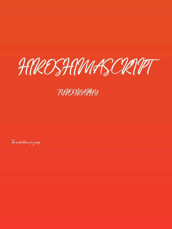 HiroshimaScript Poster