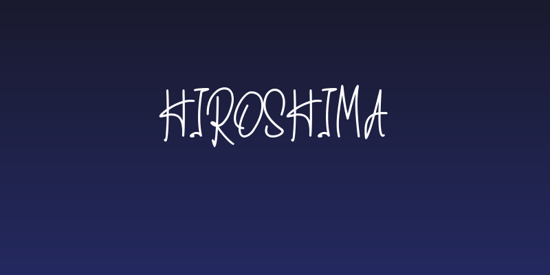 Hiroshima Social Header