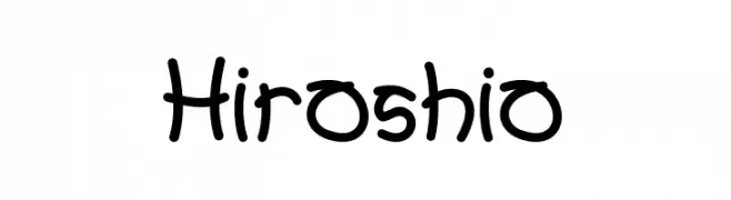 Hiroshio  Frei Schriftart Herunterladen