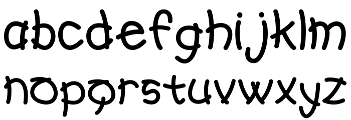 Hiroshio Font LOWERCASE