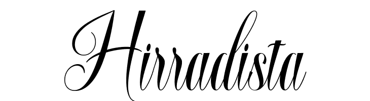 Hirradista  नि: शुल्क फ़ॉन्ट्स डाउनलोड
