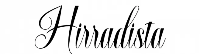 Hirradista  font caratteri gratis