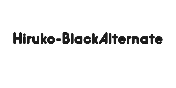 Hiruko-BlackAlternate Logo